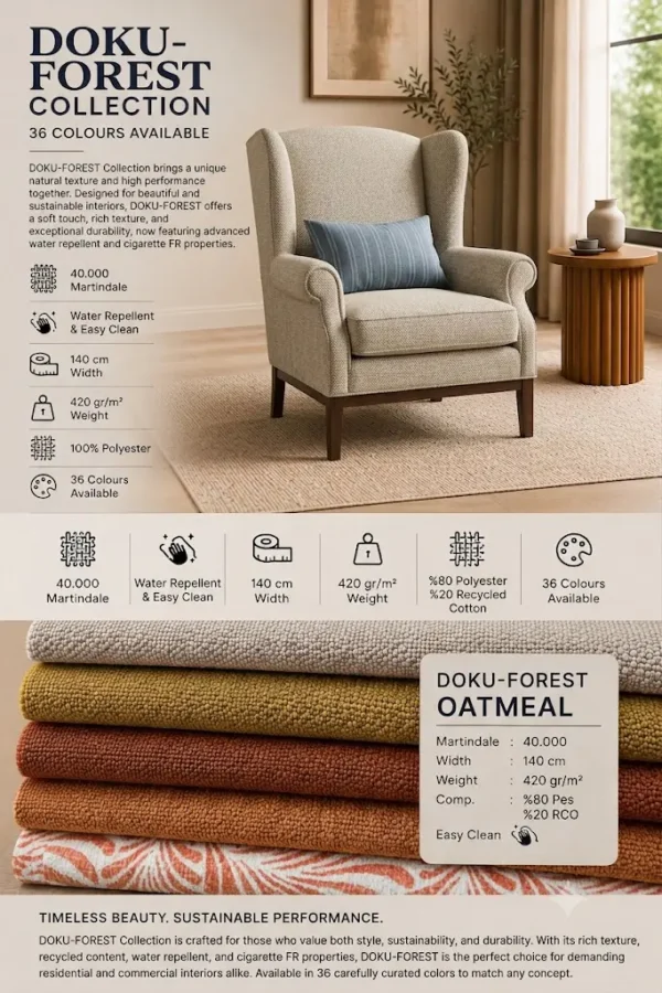 Water Repellent Upholstery Fabric