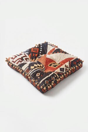 CANILA Bohemian Patterned Ethnic Chair Cushion 43x43 x 7 cm 1 PIECE(S) ( CUSHION 1 )