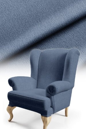 Texture Effect Dark Blue Digitally-printed Upholstery sofa fabric, pillow cover, cushion Covering. Premium Fabric 140cm width ( Arusha 13 DARK BLUE )