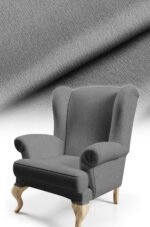 Texture Effect Middle Gray Digitally-printed Upholstery sofa fabric, pillow cover, cushion Covering. Premium Fabric 140cm width ( Arusha 19 MIDDLE GRAY )