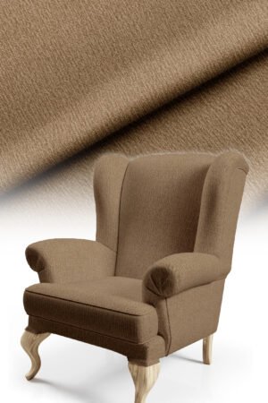 Texture Effect Middle Brown Digitally-printed Upholstery sofa fabric, pillow cover, cushion Covering. Premium Fabric 140cm width ( Arusha 2 MIDDLE BROWN )