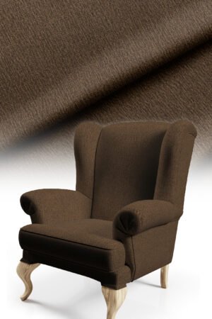 Texture Effect Dark Brown Digitally-printed Upholstery sofa fabric, pillow cover, cushion Covering. Premium Fabric 140cm width ( Arusha 3 DARK BROWN )