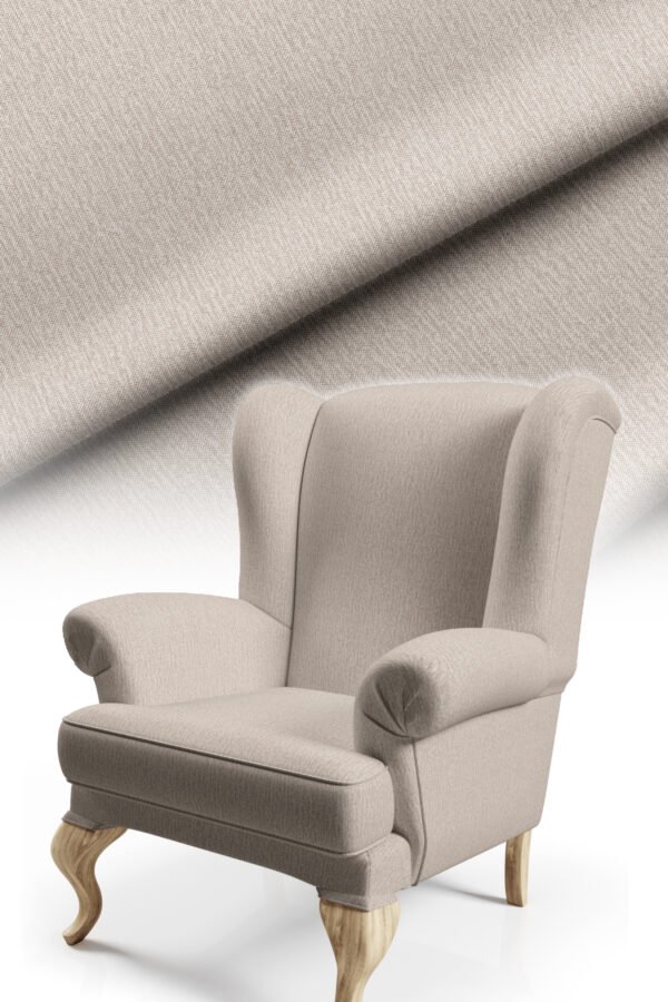 Textured Light Beige Upholstery Fabric by Nilstar®