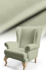 Texture Effect Light Green Digitally-printed Upholstery sofa fabric, pillow cover, cushion Covering. Premium Fabric 140cm width ( Arusha 9 LIGHT GREEN )