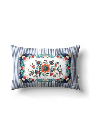 CANILA BUTTERFLY Floral and Butterfly Motif Patterned Rectangular Pillow cover 33 x 53 cm Double-sided Pillow cover 1 PIECE(S) ( BUTTERFLY 4 )