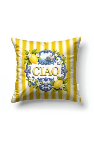 CANILA CIAO Patterned Limoncello Square Pillow cover 43 x 43 cm Double-sided Pillow cover 1 PIECE(S) ( CIAO 2 )