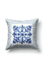 Ciao Limoncello-Pattern Square Cushion Cover 43 x 43 Cm Reversible Cushion Cover, 1 pc ( CIAO 3 )