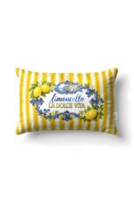 Ciao Limoncello-Pattern Rectangular Cushion Cover 33 x 53 Cm Reversible Cushion Cover, 1 pc ( CIAO 4 )