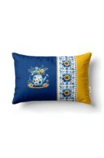 CANILA EPHESUS Lemon Patterned Navy blue Rectangular Pillow cover 33 x 53 cm Double-sided Pillow cover 1 PIECE(S) ( EPHESUS 8 )