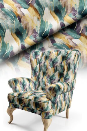 Modern Brush Patterned Cotton-backed Thick rachel-knit Upholstery fabric 140cm width ( FBR 103 )