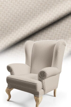 Modern Effect Cotton-backed Digitally-printed Thick rachel-knit Upholstery fabric 140cm width ( FBR 112 LIGHT BEIGE )
