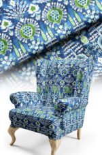 Ancient Greek Motif Pattern Upholstery Fabric, 140cm Width (FBR 117)