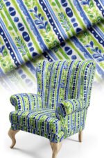 Ancient Greek Tile Motif Pattern Upholstery Fabric, 140cm Width (FBR 119)