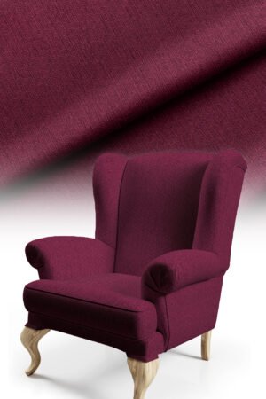 Abstract Patterned Modern With motifs Upholstery fabric Cotton-backed Thick rachel-knit Fabric 140cm width ( FBR 138 BURGUNDY )
