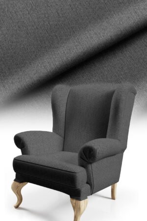 Abstract Patterned Modern With motifs Upholstery fabric Cotton-backed Thick rachel-knit Fabric 140cm width ( FBR 138 SMOKE GRAY )