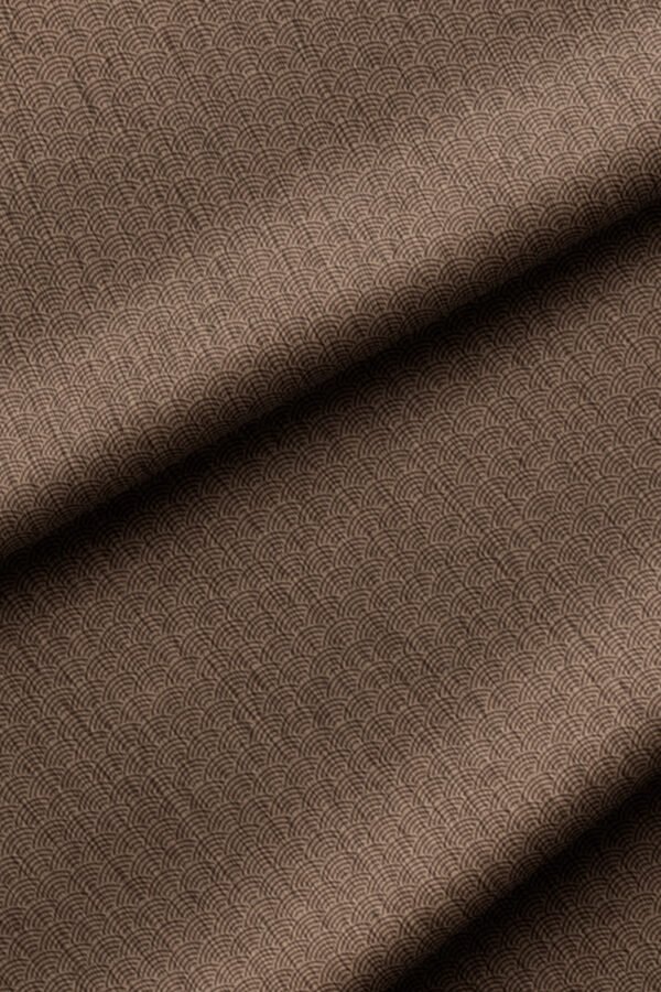 Brown Abstract Modern Pattern Upholstery Fabric by Nilstar®