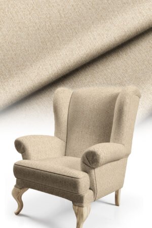 Abstract Patterned Modern With motifs Upholstery fabric Cotton-backed Thick rachel-knit Fabric 140cm width ( FBR 138 CREAM )