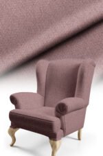 Abstract Patterned Modern With motifs Upholstery fabric Cotton-backed Thick rachel-knit Fabric 140cm width ( FBR 138 POWDER PINK )