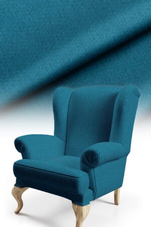 Abstract Patterned Modern With motifs Upholstery fabric Cotton-backed Thick rachel-knit Fabric 140cm width ( FBR 138 TURQUOISE )