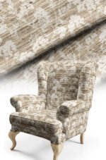 Wicker Knit Patterned Cotton-backed Thick rachel-knit Upholstery fabric 140cm width ( FBR 124 )