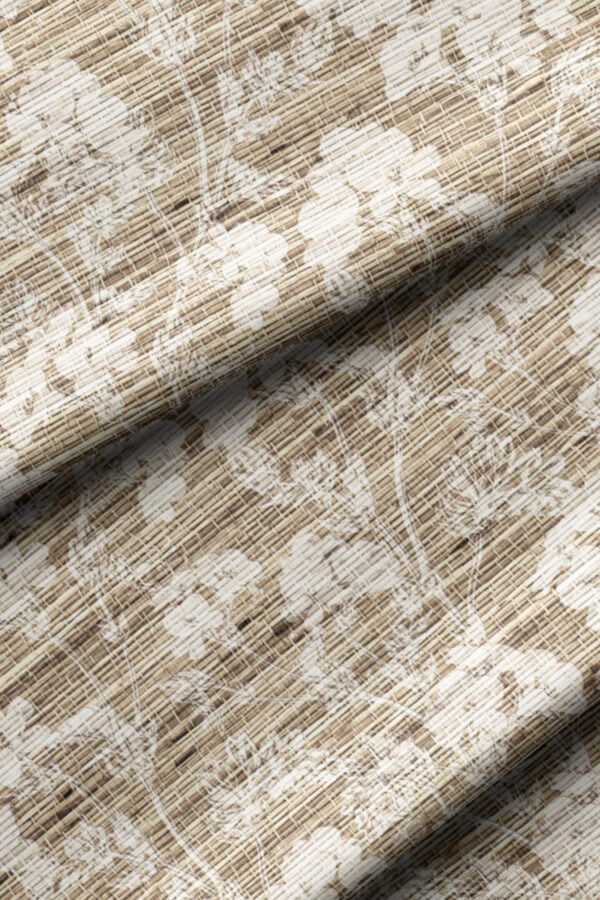 Woven Wicker Pattern Upholstery Fabric by Nilstar®