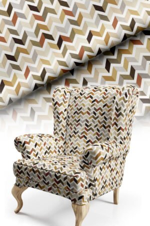 Diamond Patterned BEIGE Cotton-backed Thick rachel-knit Upholstery fabric 140cm width ( ZZ BEIGE )