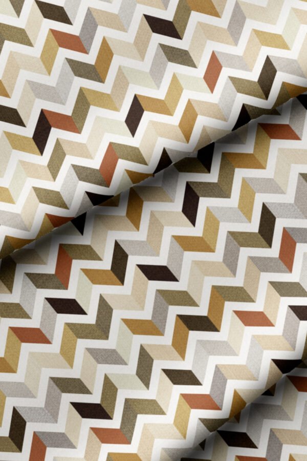 Beige Diamond Pattern Upholstery Fabric by Nilstar®