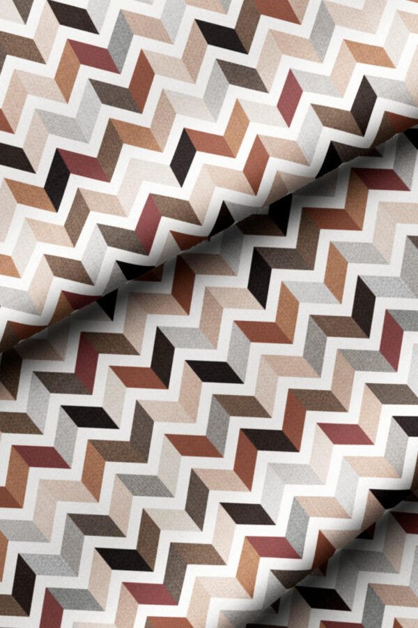 Brown Diamond Pattern Upholstery Fabric by Nilstar®