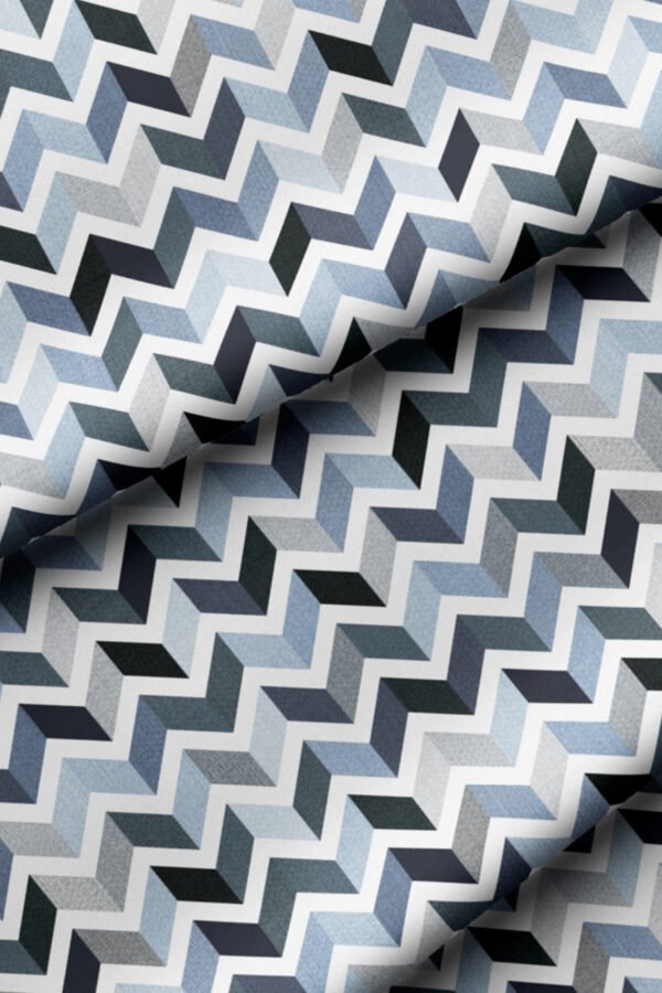 Blue Diamond Pattern Upholstery Fabric by Nilstar®