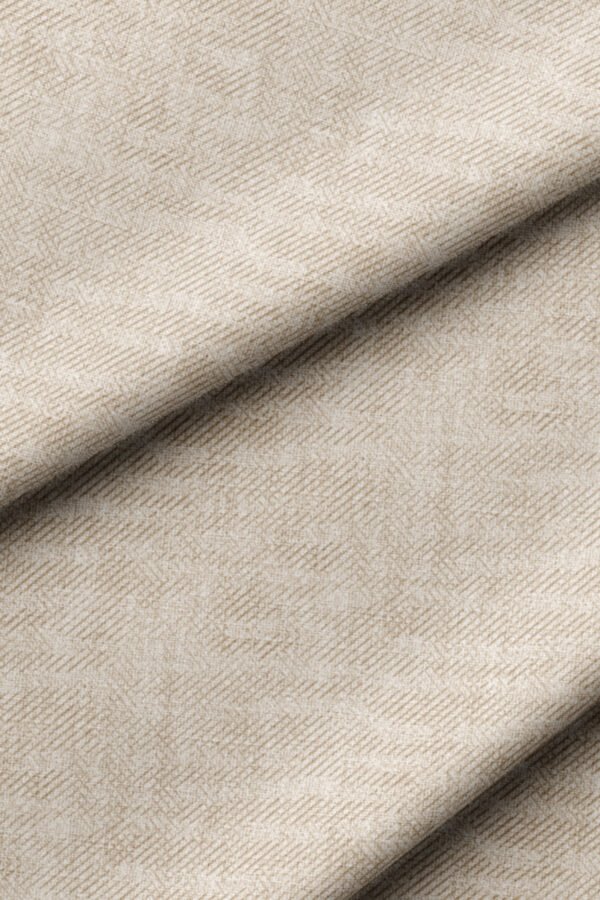 Muted Light Brown Crinkle Effect Upholstery Fabric by Nilstar®