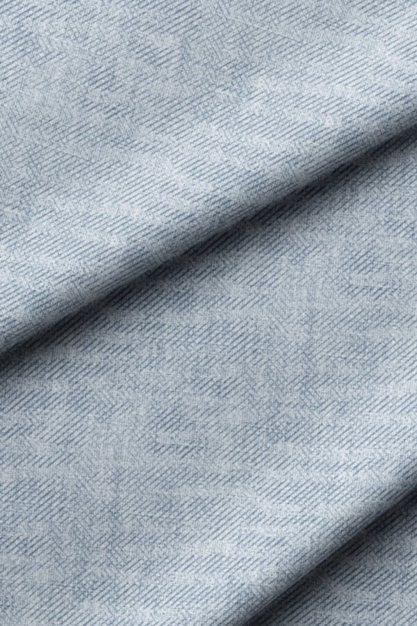 Muted Light Blue Crinkle Effect Upholstery Fabric by Nilstar®