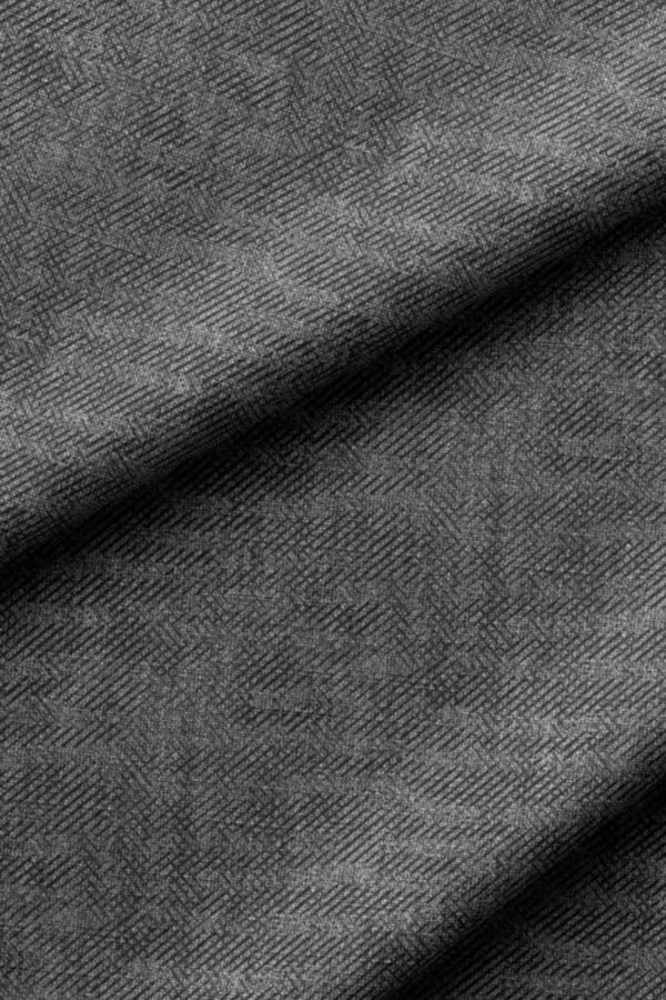 Muted Dark Grey Crinkle Effect Upholstery Fabric by Nilstar®