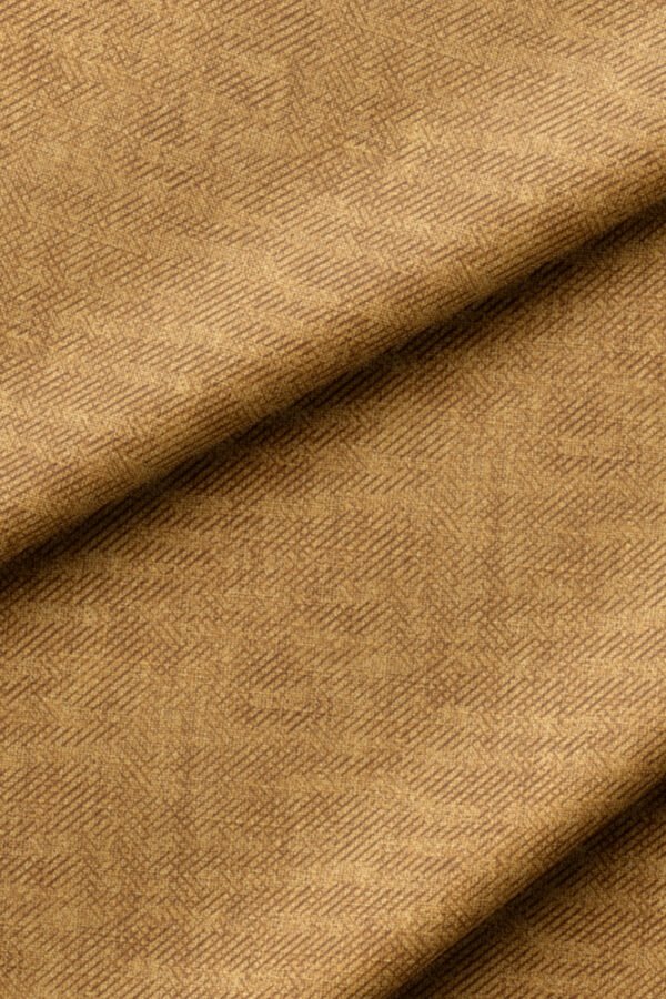 Muted Orange Crinkle Effect Upholstery Fabric by Nilstar®