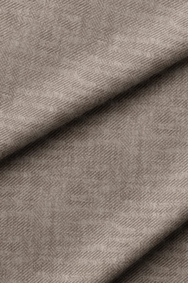 Muted Medium Beige Crinkle Effect Upholstery Fabric by Nilstar®