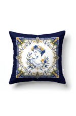 CANILA JUAN Baroque Greek Patterned Square Pillow cover 43 x 43 cm Double-sided Pillow cover 1 PIECE(S) ( JUAN 1 )