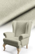 Linen Texture Effect Digitally-printed Upholstery sofa fabric, pillow cover, cushion Covering. Premium Fabric 140cm width ( LINEN 4 LIGHT GREEN )