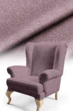 Linen Texture Effect Digitally-printed Upholstery sofa fabric, pillow cover, cushion Covering. Premium Fabric 140cm width ( LINEN 13 DARK POWDER PINK )