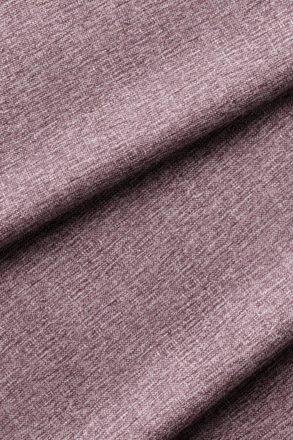 Dark Powder Pink Linen-Effect Texture Upholstery Fabric by Nilstar®