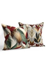 Green Duck Pile/fluff Patterned Double-sided Babyface Pillow cover 2-piece set KRL 300