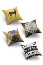 ATLI MODERN WITH MOTIFS DOUBLE-SIDED DIGITALLY-PRINTED PILLOW COVER 4-piece set ( KRL 18 )