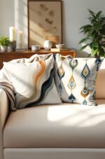Su Drop Patterned Double-sided Babyface Pillow cover 2-piece set
