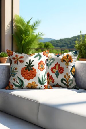 Pineapple Patterned Double-sided Babyface Pillow cover 2-piece set