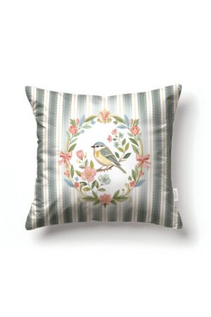 Elegant Bird Patterned Pillow cover 43 x 43 cm 1 PIECE(S) Double-sided Pillow cover 1 PIECE(S) ( BIRD 3 )