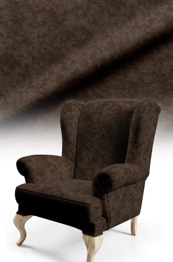 Dark Brown Modern Honeycomb Pattern Upholstery Fabric, 140cm Width (PET 3)