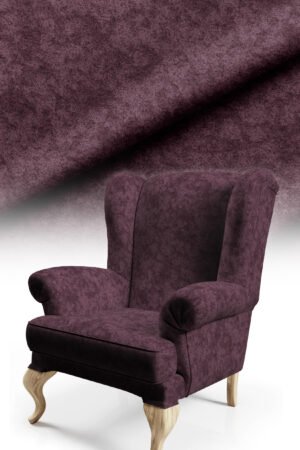 Modern Honeycomb Patterned Digitally-printed Upholstery sofa fabric, Pillow cover, Cushion, Chair Covering. Premium Fabric 140cm width ( PET 14 PLUM )