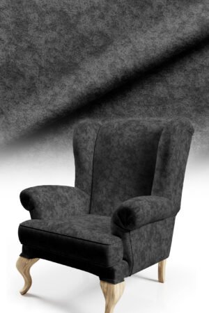 Modern Honeycomb Patterned Digitally-printed Upholstery sofa fabric, Pillow cover, Cushion, Chair Covering. Premium Fabric 140cm width ( PET 17 SMOKE GRAY )