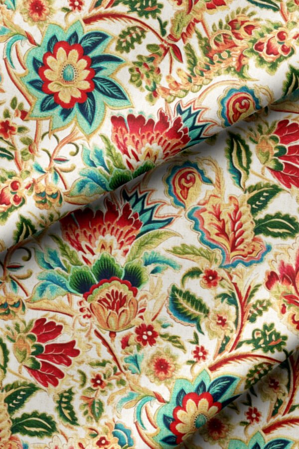 Mixed Floral Pattern Upholstery Fabric by Nilstar®