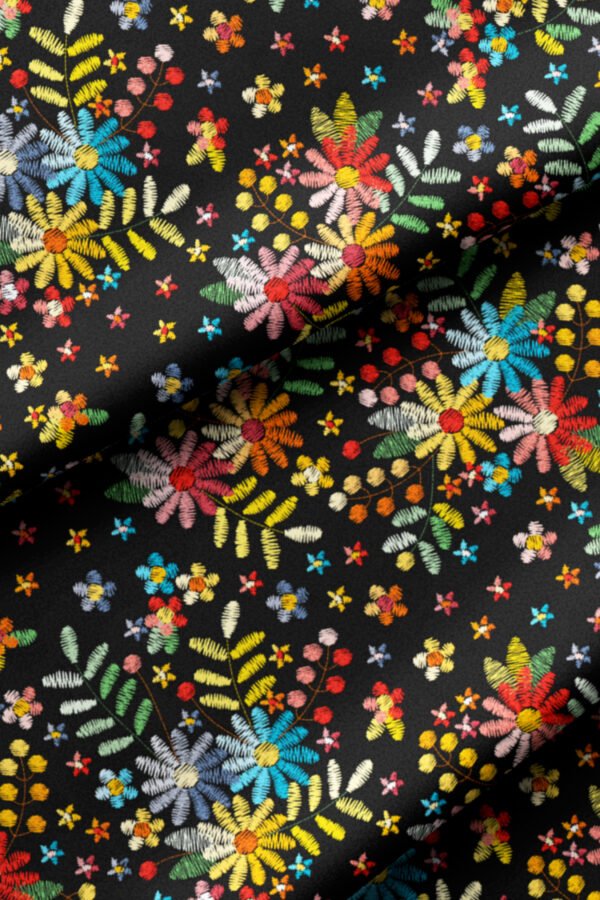 Delicate Floral Pattern Upholstery Fabric by Nilstar®
