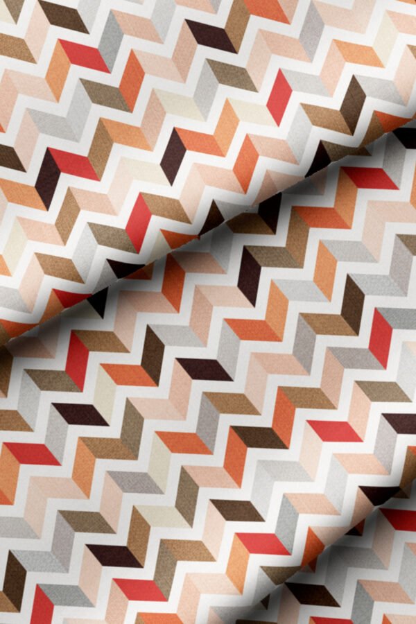 Colourful Diamond Pattern Upholstery Fabric by Nilstar®