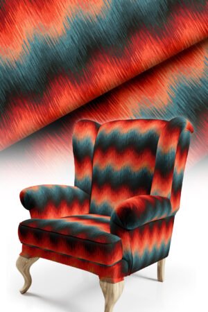 Abstract Patterned Pop Effect Cotton-backed Thick rachel-knit Upholstery fabric 140cm width ( POP 020 )